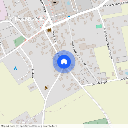 ul. Piastowska, Legnickie Pole, Legnickie Pole, legnicki, dolnośląskie