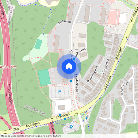 Oxelvägen 11, Älta