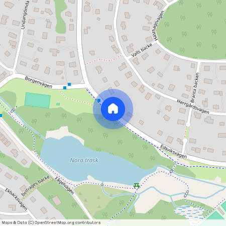 Edsviksvägen, Danderyd