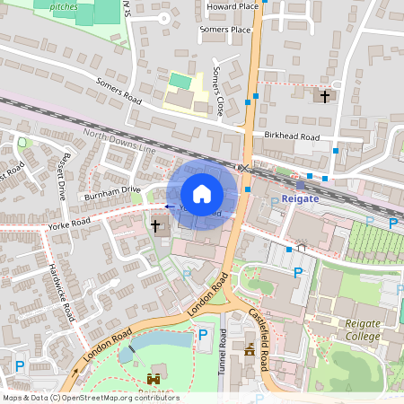 2 Swan House, 285 High Road, RH2 9HF, Yorke Road