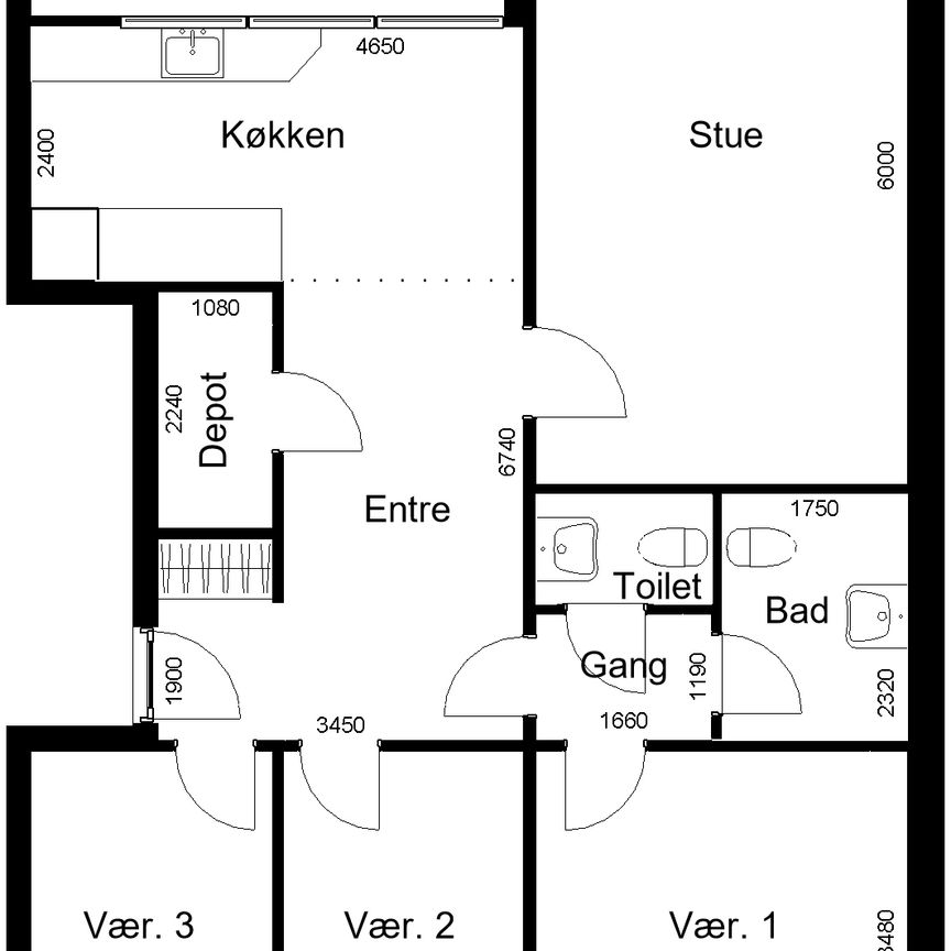 Rosenparken, 3, 1 tv., Rødby., 4970 - Photo 2