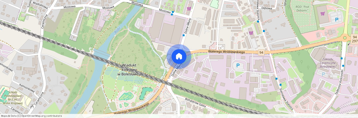 ul. Dolne Młyny, Bolesławiec, bolesławiecki, dolnośląskie