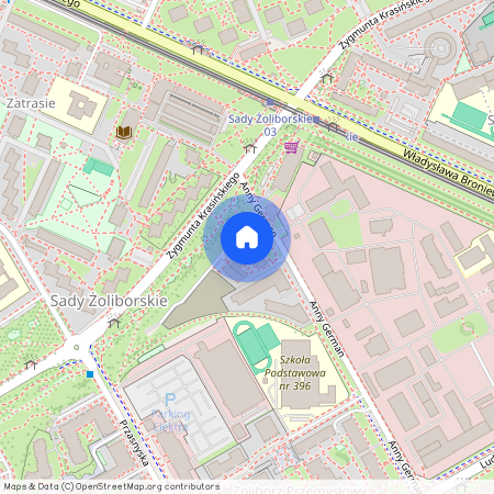 ul. Zygmunta Krasińskiego, Sady Żoliborskie, Żoliborz, Warszawa, mazowieckie