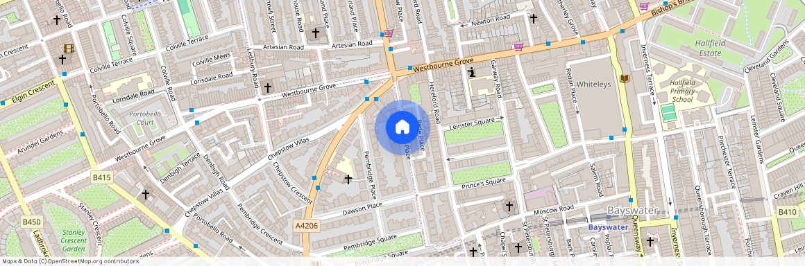 Chepstow Place, Notting Hill, London, W2