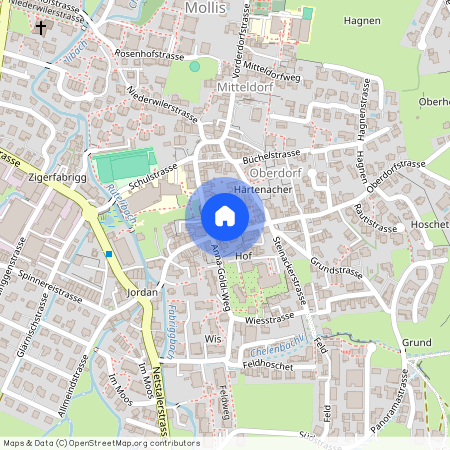 8753, Mollis, Oberdorfstrasse, 1