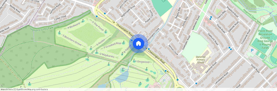 Chessington Road, West Ewell, Surrey. KT19