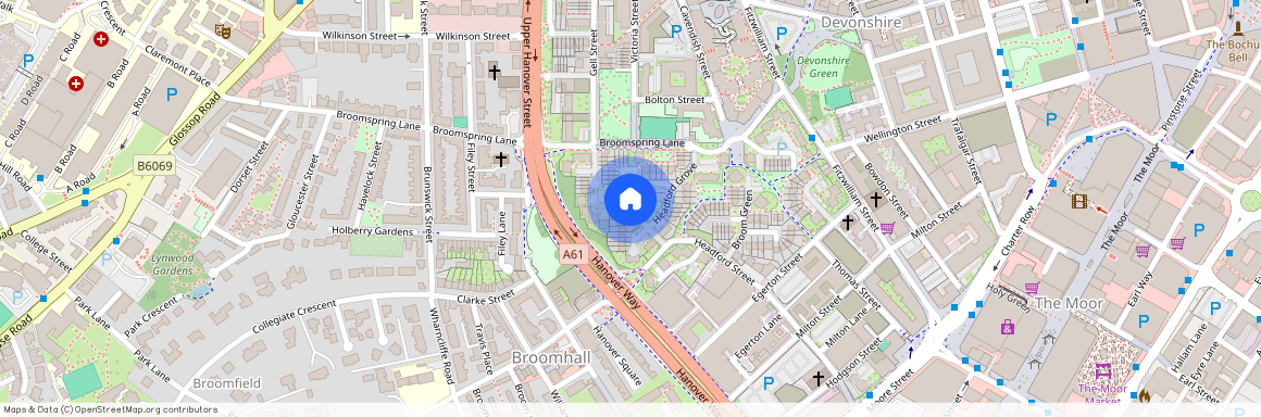 Headford Gardens, Saint George's, Sheffield, S3 7XB, United Kingdom