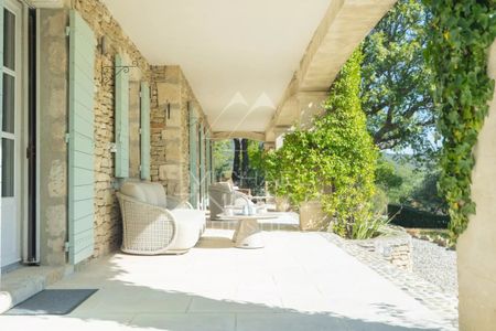 Gordes - Magnifique maison en pierre avec vue et piscine, à deux pas du centre du village - Photo 5