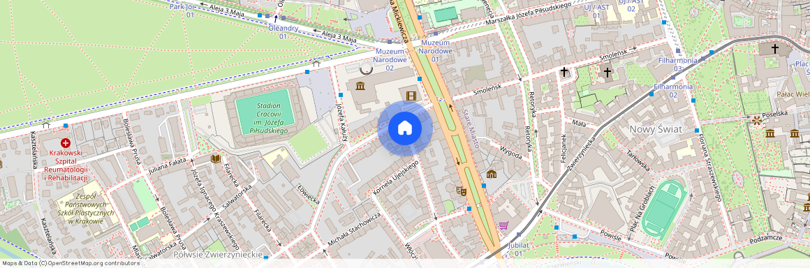 ul. Władysława Syrokomli, Zwierzyniec, Zwierzyniec, Kraków, małopolskie