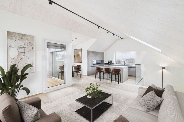 NEUBAU Superschöne 3.5 Zimmer Dach-Maisonettewohnung mit Balkon in Lachen SZ zu mieten - Foto 1