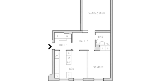 Högbergsgatan 9, våning 1 - Foto 3