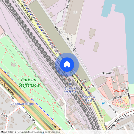 ul. Marynarki Polskiej, Młyniska, Gdańsk, pomorskie