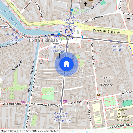 Corso San Gottardo 9, Milano (MI), Ticinese