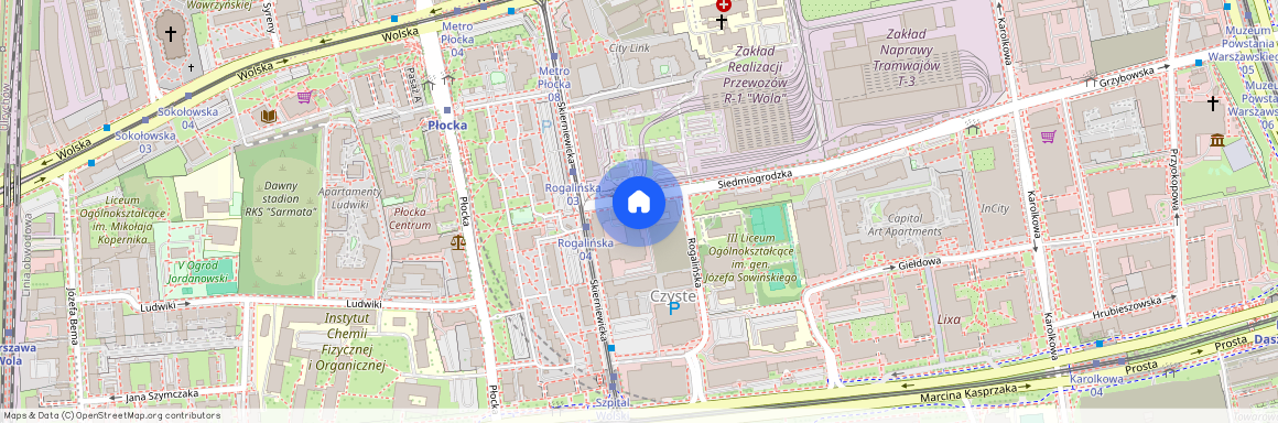 Warszawa, Wola, Wola, Czyste, Giełdowa