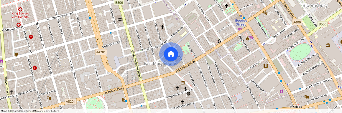 Bourlet Close, London W1W