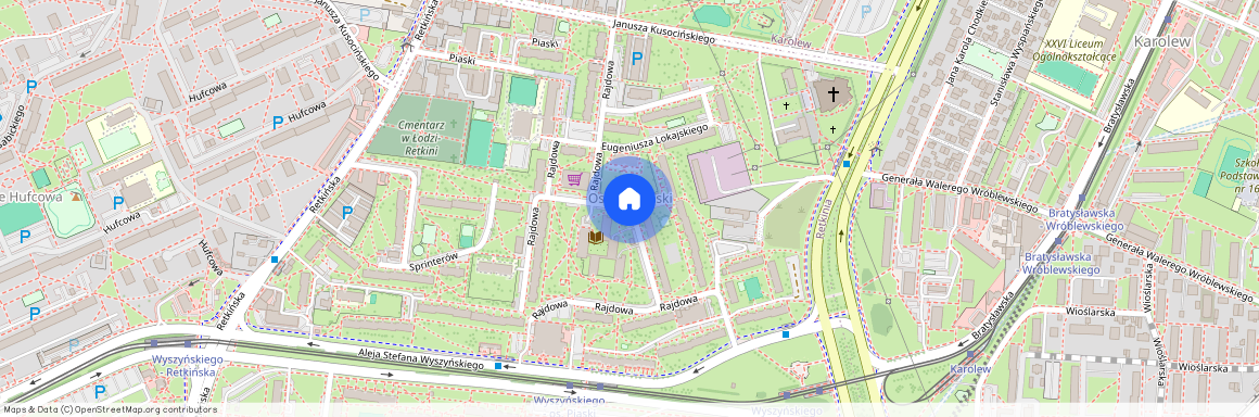 ul. Rajdowa 14, Retkinia, Polesie, Łódź, łódzkie