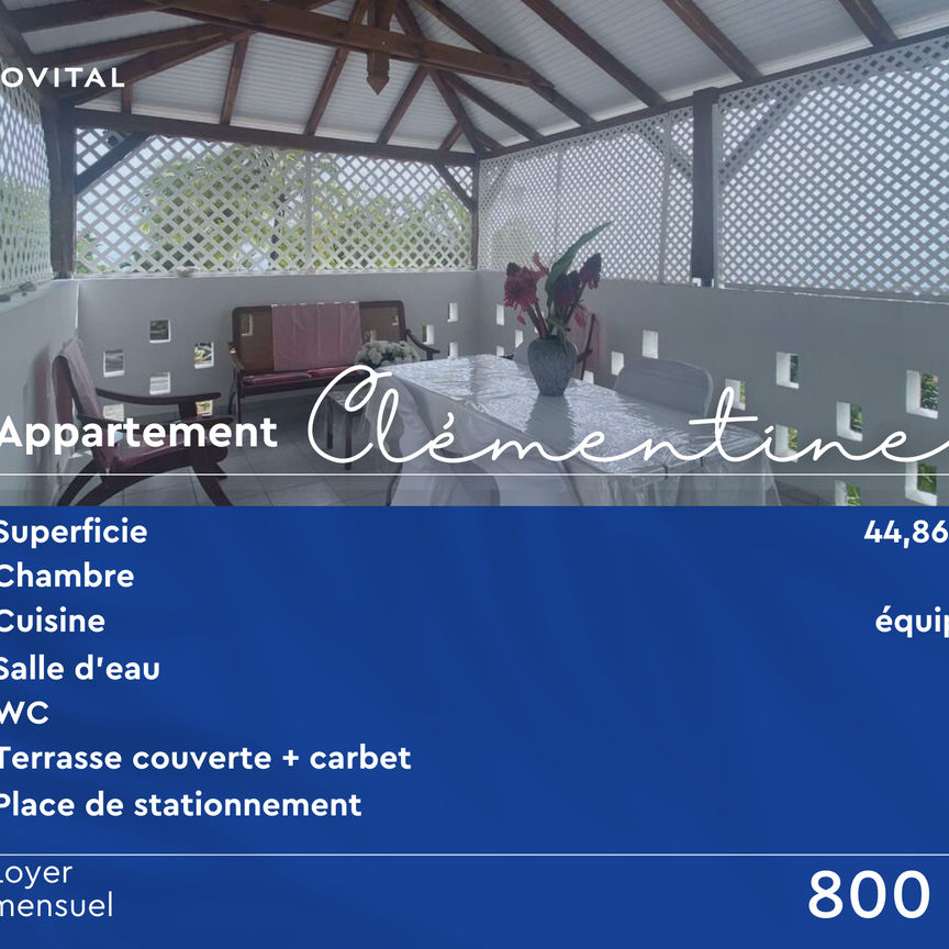 Location Appartement 3 pièces 44m² BAILLIF 97123 - Photo 1