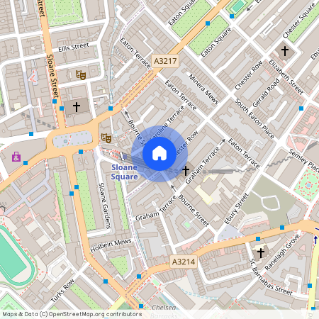 Sloane Square, Chelsea, London, SW1W