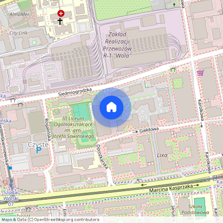 ul. Giełdowa, Czyste, Wola, Warszawa, mazowieckie