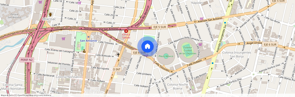 Renta de departamento, Colonia Ciudad de los Deportes, C.P. 03710, Df / Cdmx