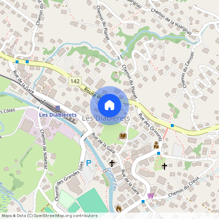 1865, Les Diablerets, Route Du Pillon, 96