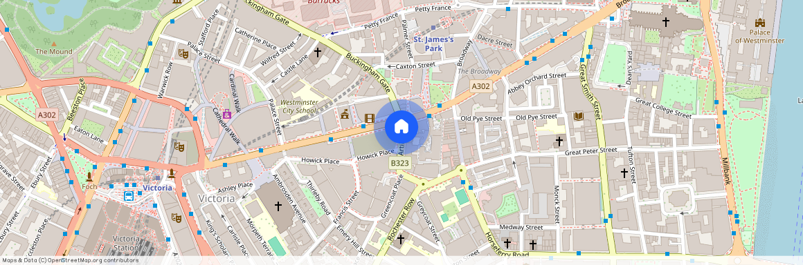 Westminster Palace Gardens, Artillery Row, Westminster, London, SW1P