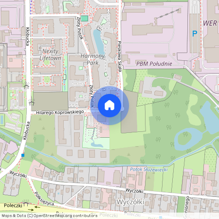 ul. Pieskowa Skała, Wyczółki, Ursynów, Warszawa, mazowieckie