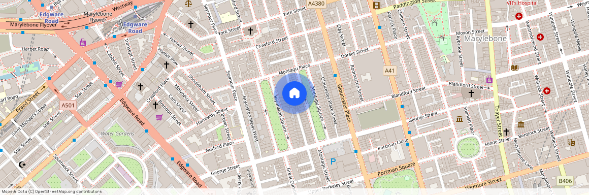 Marylebone, Montagu Square, W1H 2LN, London