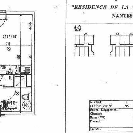 Location appartement t1 18 m² à Nantes (44300) Erdre-Saint-Joseph de Porterie - Photo 4