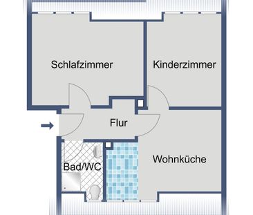 Gemütliche Dachgeschosswohnung in Kaufungen - Foto 3