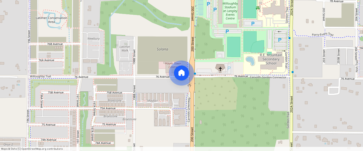 google map, Township of Langley, Township of Langley, Metro Vancouver, V2Y 3Y2