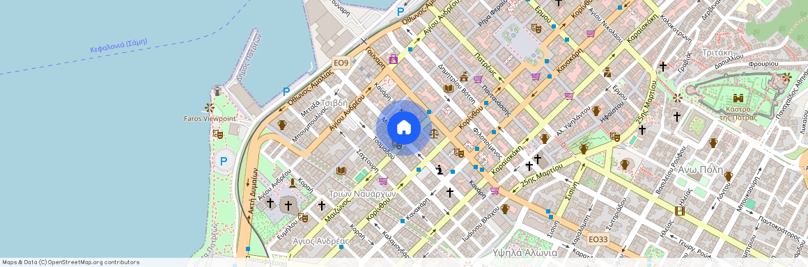 Μιαούλη, 19, Δημοτική Ενότητα Πατρέων, 26221, Ελλάδα (26221), Τριών Ναυάρχων - Άγιος Ανδρέας (Πάτρα)