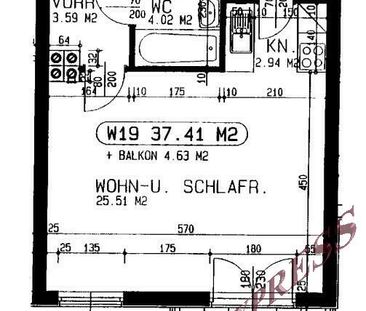 Geförderte Genossenschaftswohnung mit Balkon (Singlewohnung) nähe T... - Photo 3