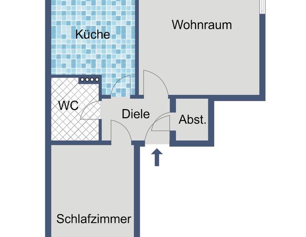 Helle Wohnung mit ca. 53 m² – ideal für Singles oder Paare - Foto 1