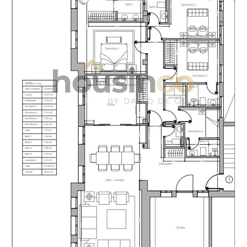 Flat for rent in Madrid (Distrito Salamanca) - Photo 2