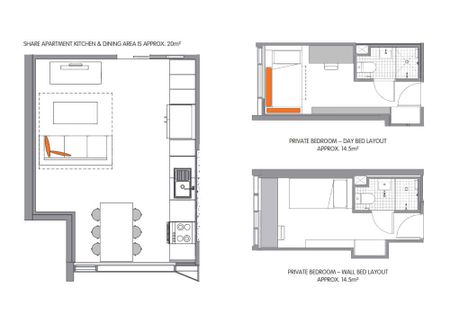 Single Bedroom In 6 Share Apartment - Photo 2