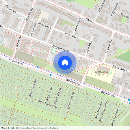 ul. Olbrachtowska, Leśnica, Fabryczna, Wrocław, dolnośląskie