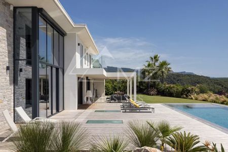 Roquefort-les-Pins - Villa contemporaine neuve avec vue panoramique mer - 5 chambres - Photo 4