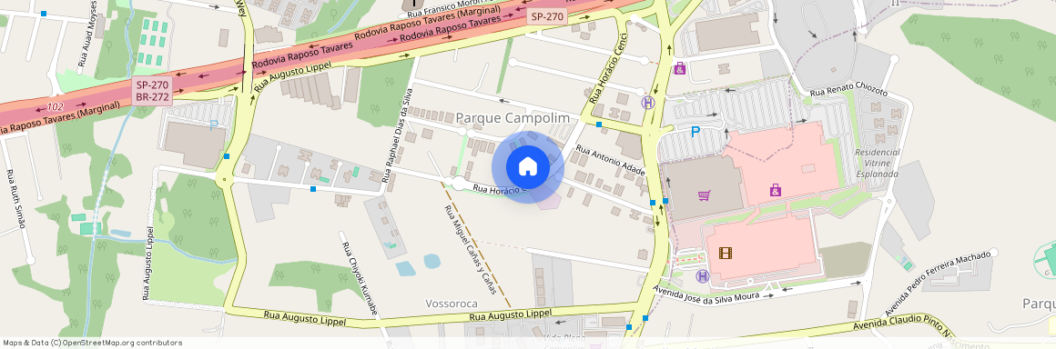Rua Horacio Cenci, Parque Campolim, Sorocaba