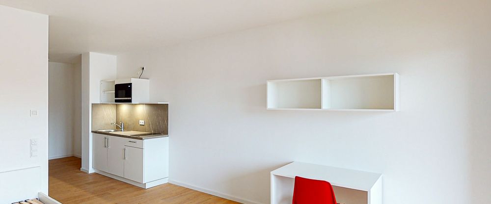 Möbliertes 1-Zimmer-Apartment mit Einbauküche und Balkon - Foto 1