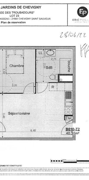 Location Appartement 2 pièces 40m² - Photo 1