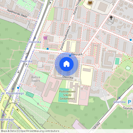 ul. Karola Chodkiewicza, Brzeźno, Gdańsk, pomorskie