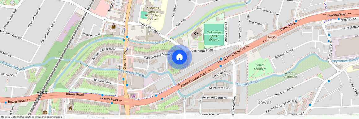 Ecclesbourne Gardens London N13, London, N13
