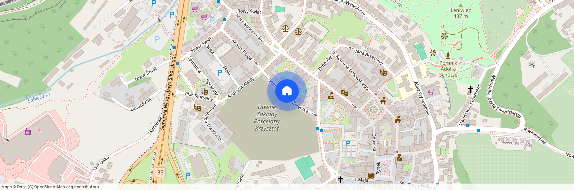 ul. gen. Józefa Zajączka, Śródmieście, Wałbrzych, dolnośląskie