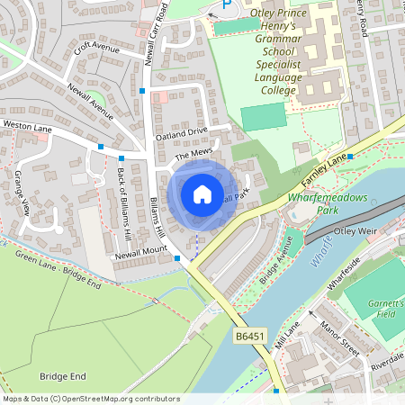 Newall Hall Park, Otley, West Yorkshire, LS21