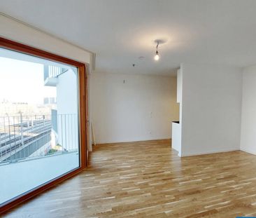 Sonnwendviertel: 1-Zimmer-Wohnung mit Balkon im 16. OG – Fitnessrau... - Foto 3