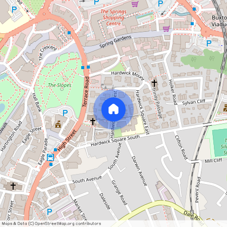 Hardwick Square West, Buxton, Derbyshire, SK17