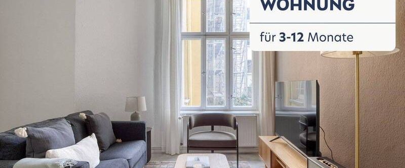 Schön ausgestatte & vollmöblierte 3 Zimmer Wohnung in excellenter Lage in Friedrichshain. - Photo 1