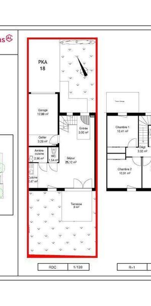 Maison 4 pièces - - Photo 2