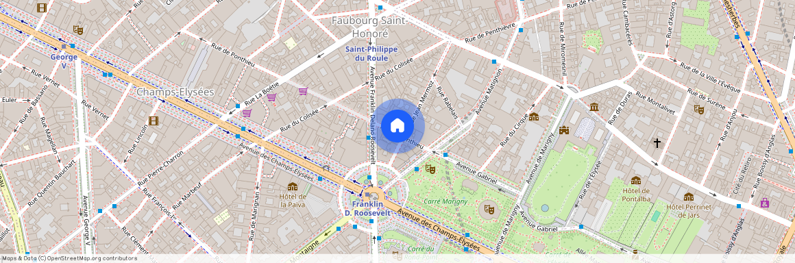 Appartement à louer rue de Ponthieu, Paris 8ème